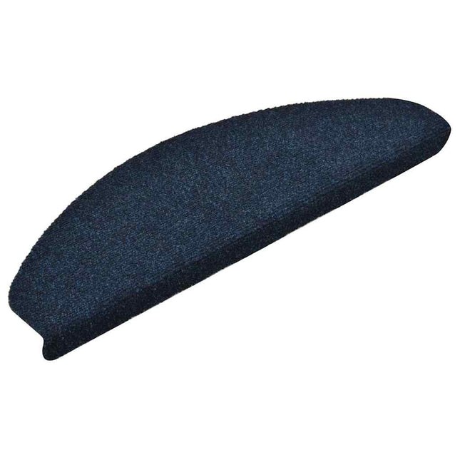 Tappetini Autoadesivi per Scale 30 pz Blu Marino 65x21x4 cm