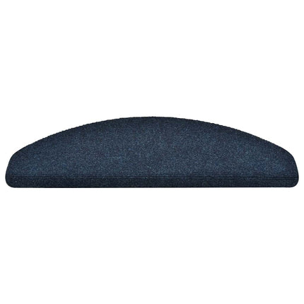 Tappetini Autoadesivi per Scale 30 pz Blu Marino 65x21x4 cm