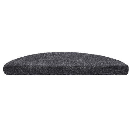 Tappetini Autoadesivi per Scale 20 pz Grigio Scuro 56x17x3 cm