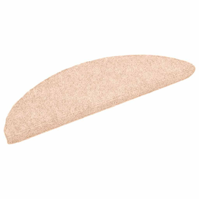 Tappetini Autoadesivi per Scale 30 pz Crema 56x17x3 cm