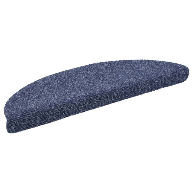 Tappetini Autoadesivi per Scale 30 pz Blu 56x17x3 cm