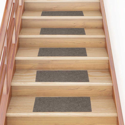 Tappetini per Scale Autoadesivi 30pz Crema 60x25cm Rettangolare