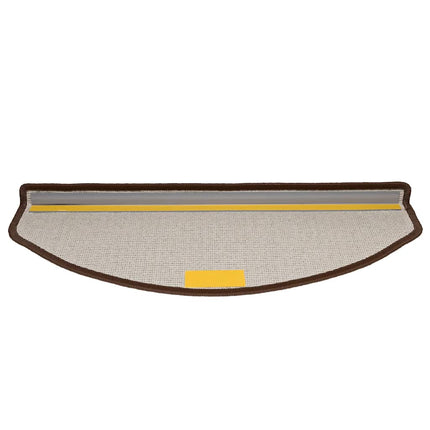 Tappetini per Scale 30 pz Marrone CaffÃƒÂ¨ 65x24x4 cm