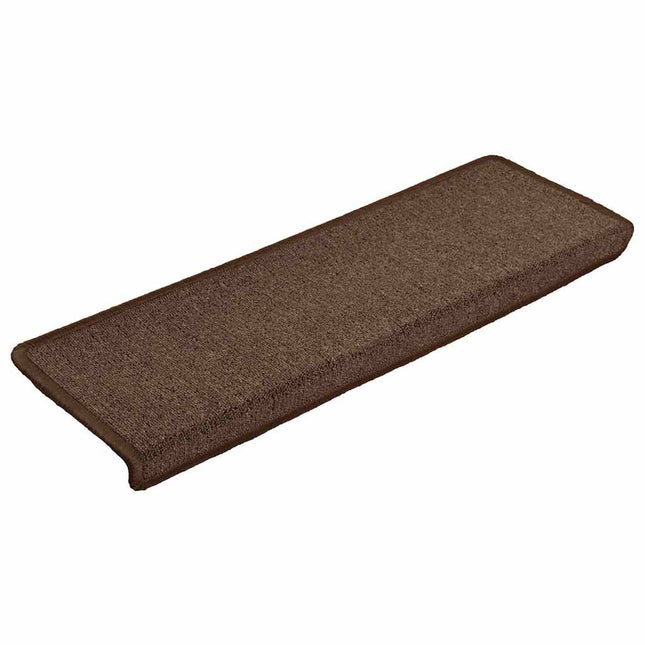 Tappetini per Scale 30 pz 65x21x4 cm Marroni