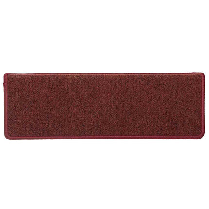 Tappetini per Scale 30 pz 65x21x4 cm Rossi Opaco