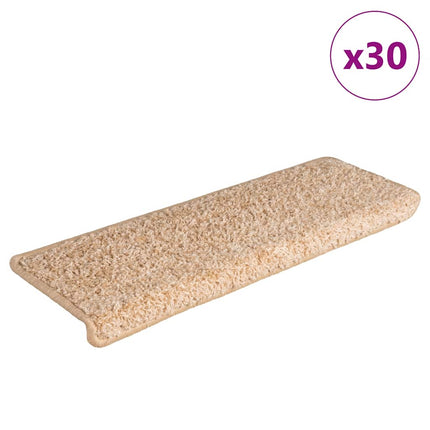 Tappetini per Scale 30 pz 65x21x4 cm Oro