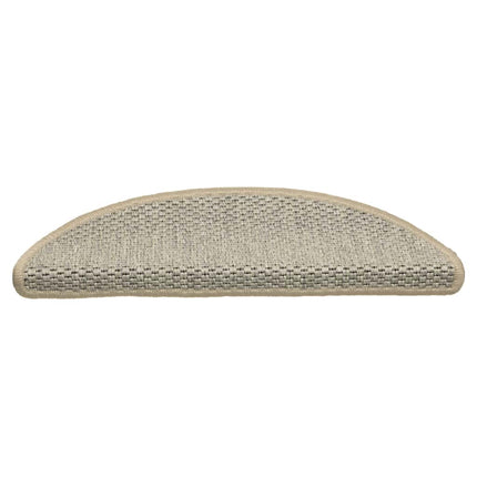 Tappeti Adesivi Scale Aspetto Sisal 30pz 56x17x3cm Verde Chiaro