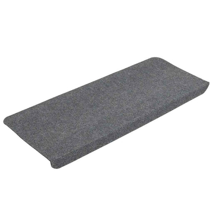 Tappetini Autoadesivi per Scale 30 pz Grigi 65x24,5x3,5 cm