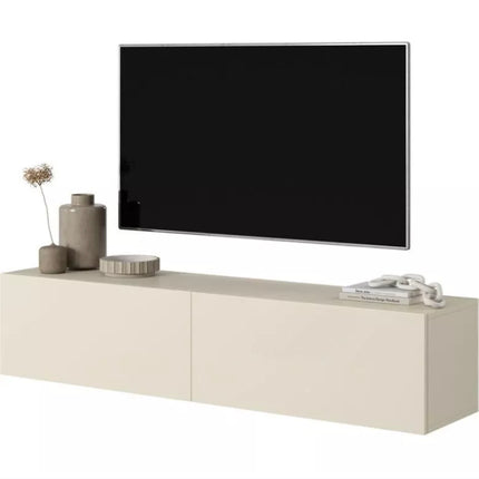 MOBILE PORTA TV BEIGE PER ARREDO SALOTTO SOGGIORNO 140x31,6x30