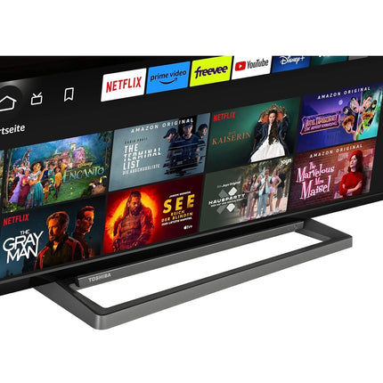 OFFERTA TOSHIBA SMART TV 65 Pollici ULTRA HD 4k Design Slim DVB-T2 Dolby vision HDR10 + staffa supporto