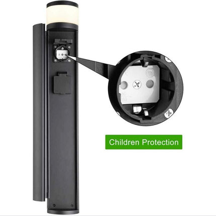 Lampada Paletto LED Giardino + 2 Prese Shucko
Palo Illuminazione Esterno 60cm