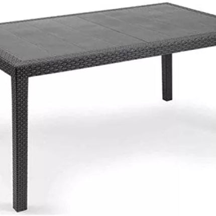 Tavolo da esterno allungabile Rattan (150-200)x90x72 cm + Kit n.6 Kit Sedie