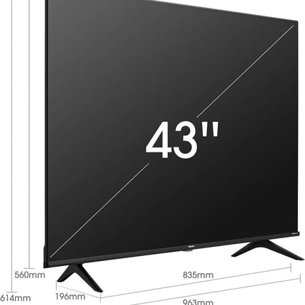 Hisense SMART TV 43 Pollici UHD 4K Dolby Vision Controlli Vocali HEVC OFFERTA ✅